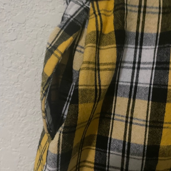Hollister Clueless Checkered Yellow Plaid High Waist Mini Y2K Preppy Skirt XS - Picture 12 of 12